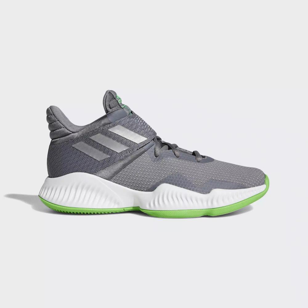 Adidas Explosive Bounce 2018 Tenis De Basketball Grises Para Niño (MX-60949)